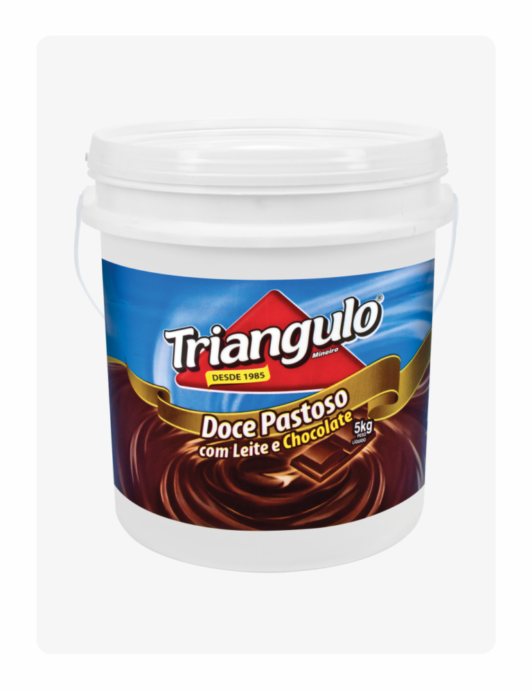 Doce Pastoso Leite E Chocolate Balde Kg Alimentos Triangulo